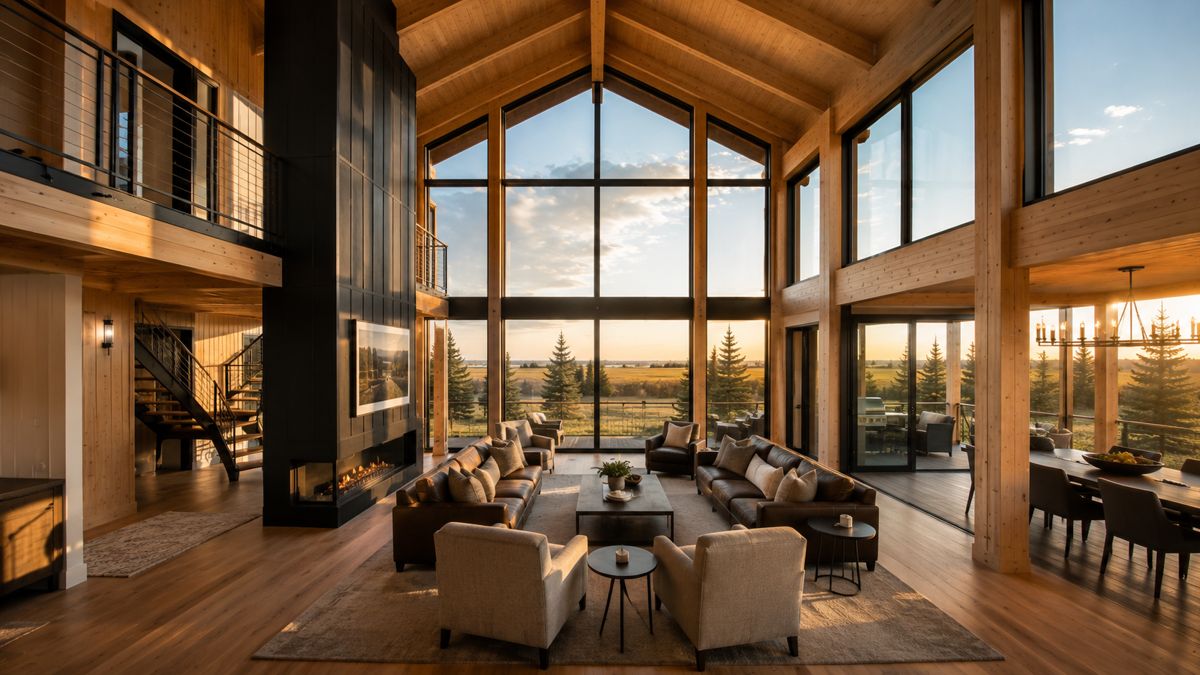 Two-storey great room